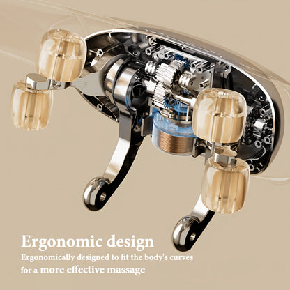 Nek- en Schoudermassager met Warmtefunctie – Compact & USB Oplaadbaar